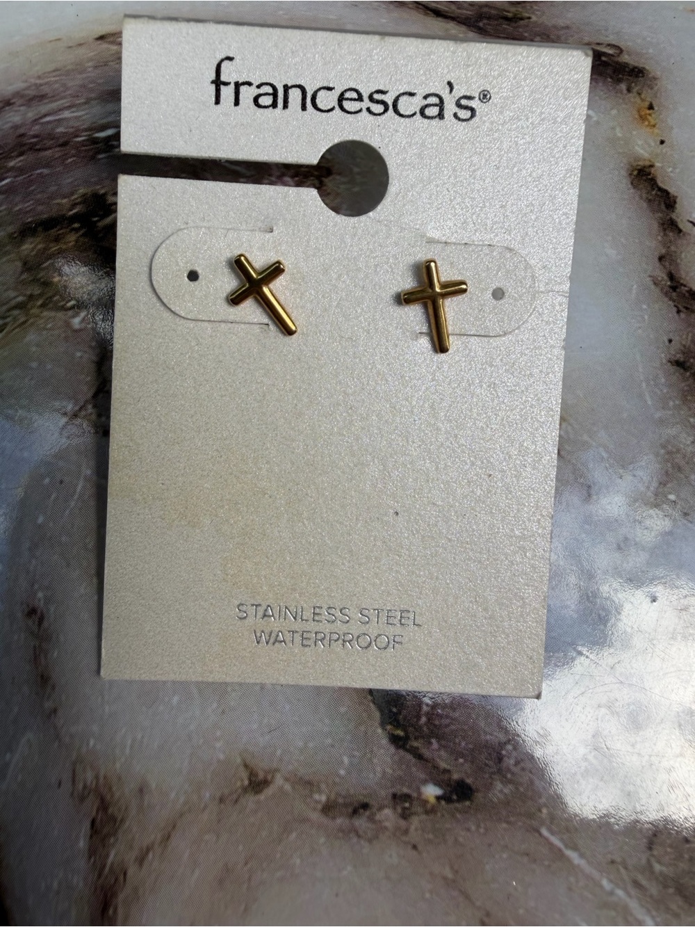 Francesca's Gold Mini Stud Earrings